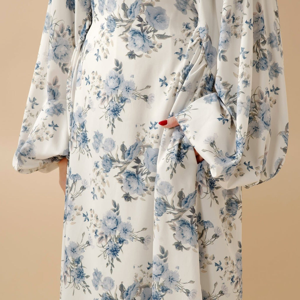 Printed Reversible Abaya (MA082)
