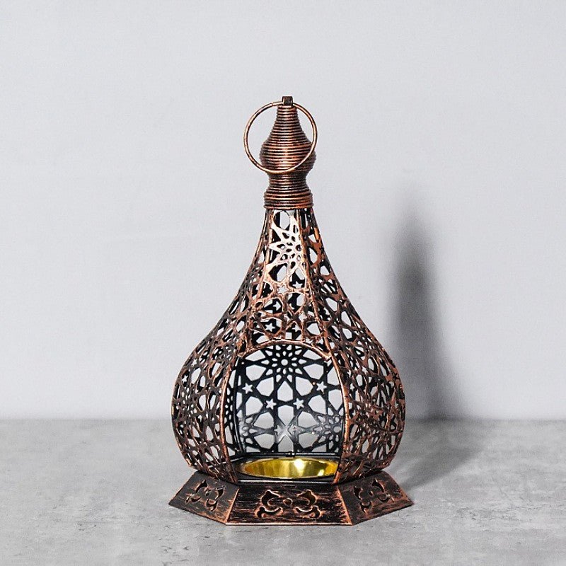 Ramadan Decoration Openwork Iron Candle Holder (MR072)