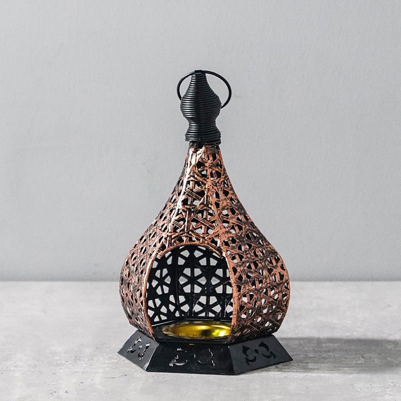 Ramadan Decoration Openwork Iron Candle Holder (MR072)