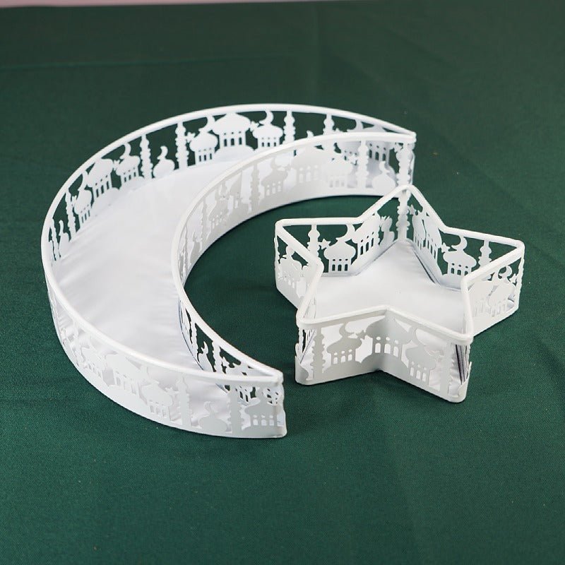 Ramadan Festive Star & Moon Iron Fruit Plate (MR073)