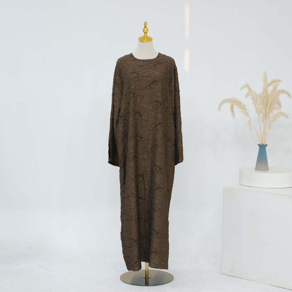 Reversible Jacquard Cardigan & Dress Set(MOA282)