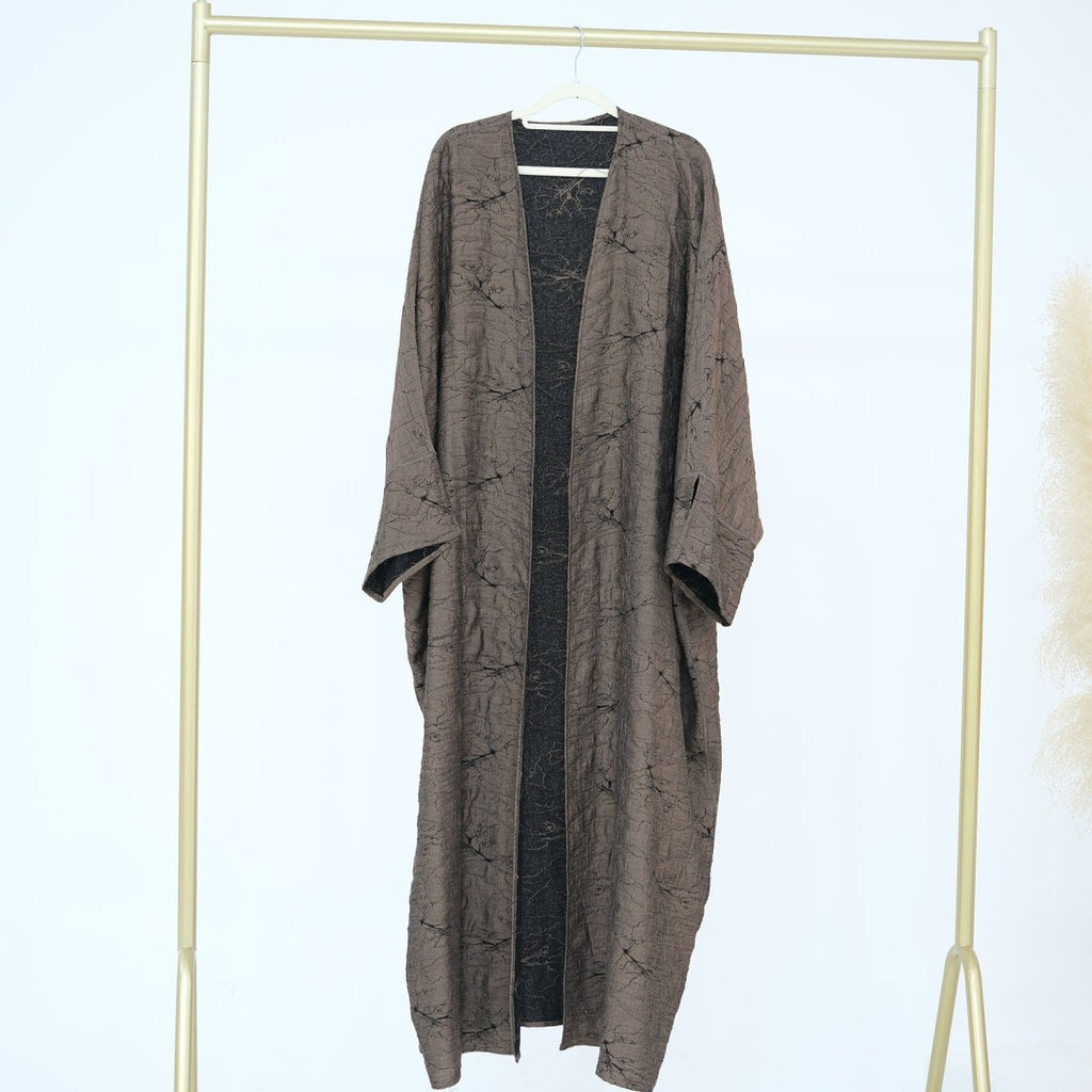 Reversible Jacquard Cardigan & Dress Set(MOA282)