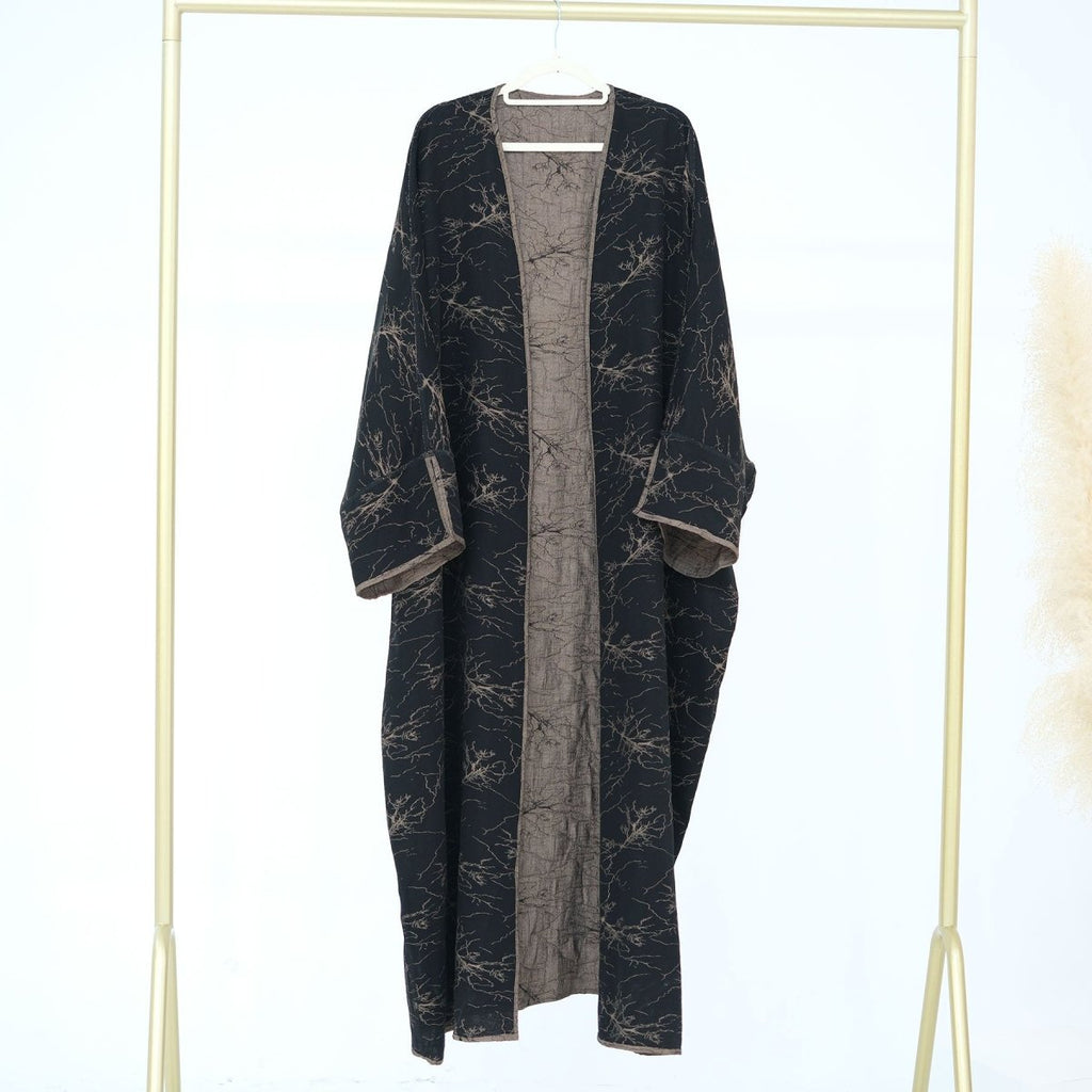 Reversible Jacquard Cardigan & Dress Set(MOA282)