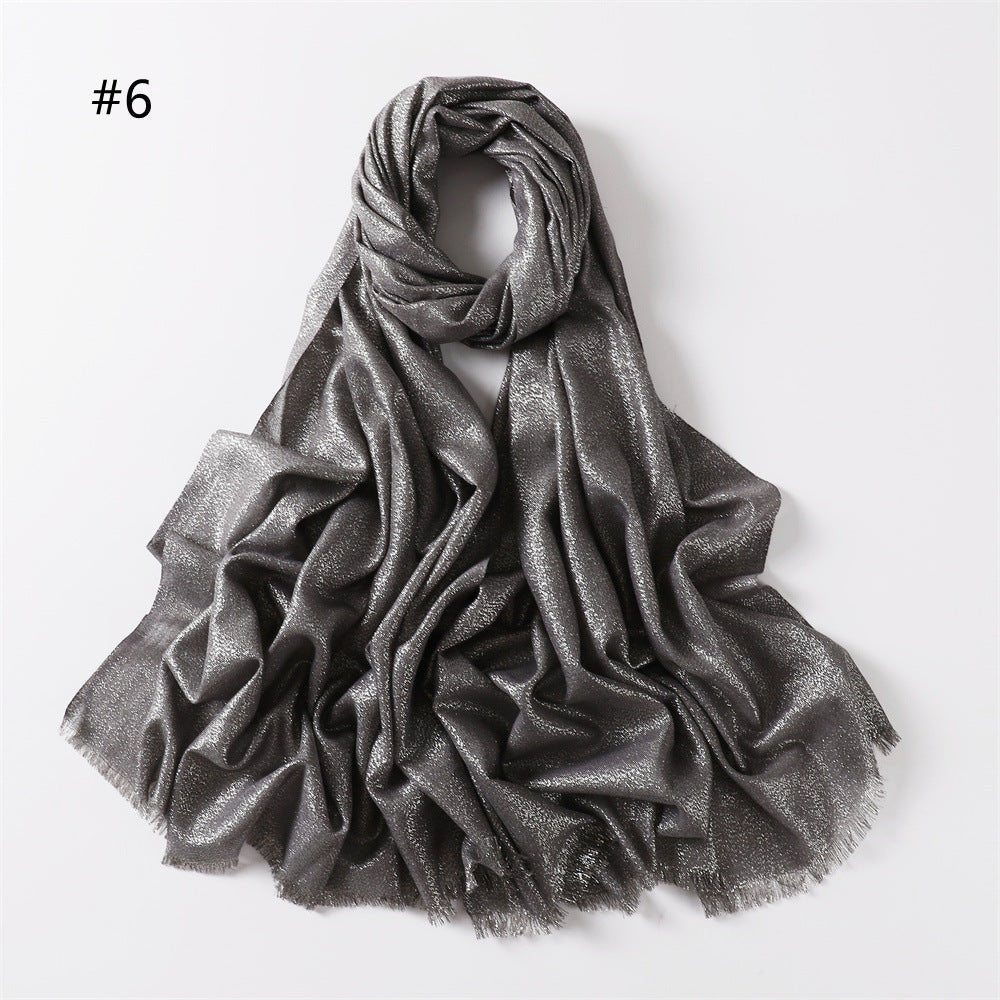 Shining Artificial Bright Silk Hijab (MH100)