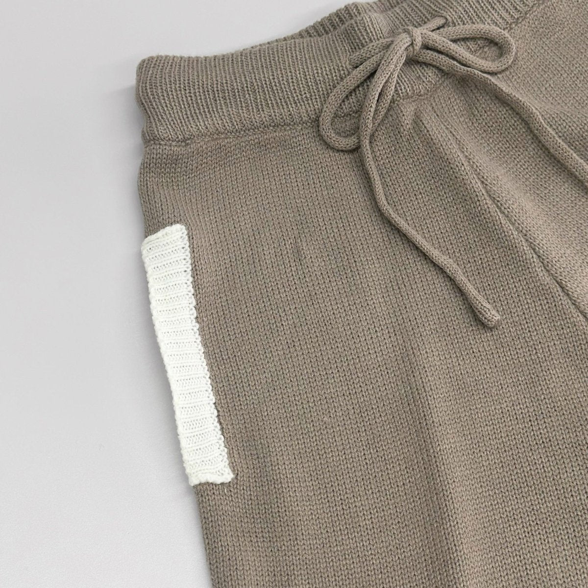 Textured Knit Sweater & Wide-Leg Trouser Set(MS448)