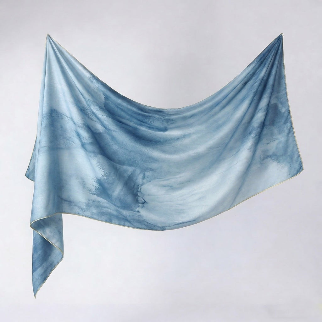 Watercolour Print Hijab Shawl(MH229)