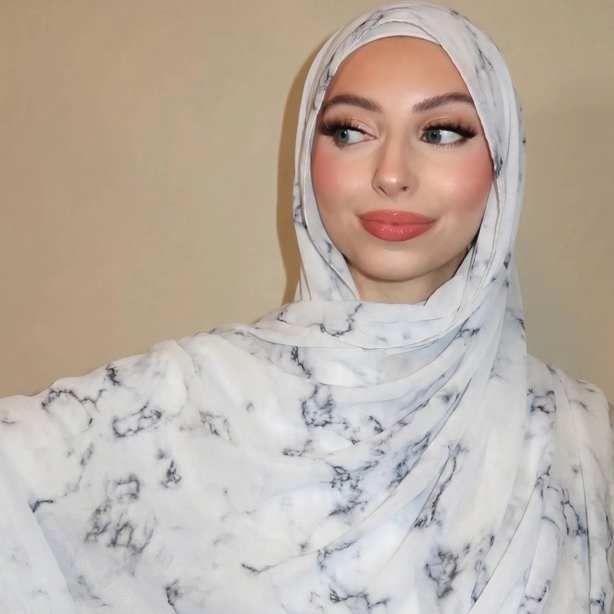 Watercolour Wash Hijab Scarf(MH240)