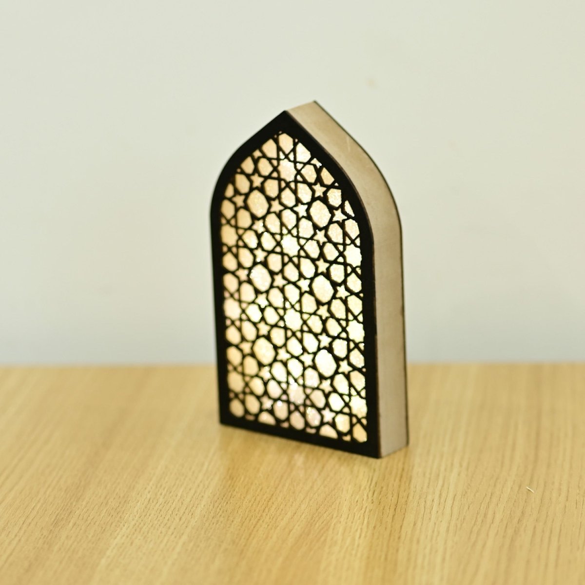 Wooden Light Up LED Gift Eid Decoration (MR070)
