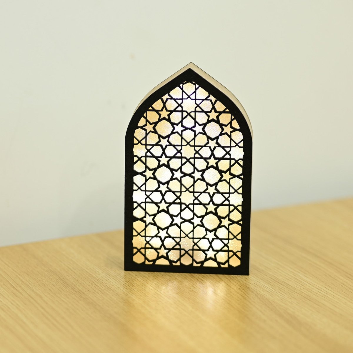 Wooden Light Up LED Gift Eid Decoration (MR070)